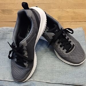 Skechers Black and Gray Sport Sneakers
